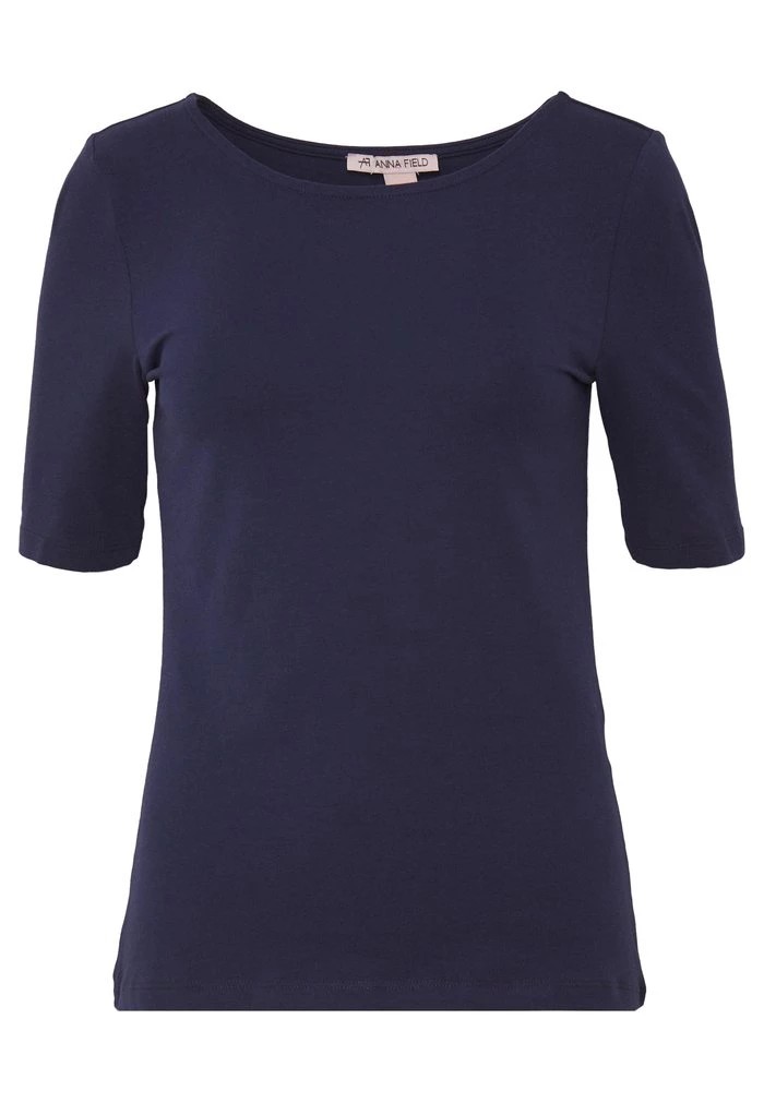 T-Shirt ANNA FIELD Anna Field Basic T-shirt Bleu Marine Femme | EPQ-3564389